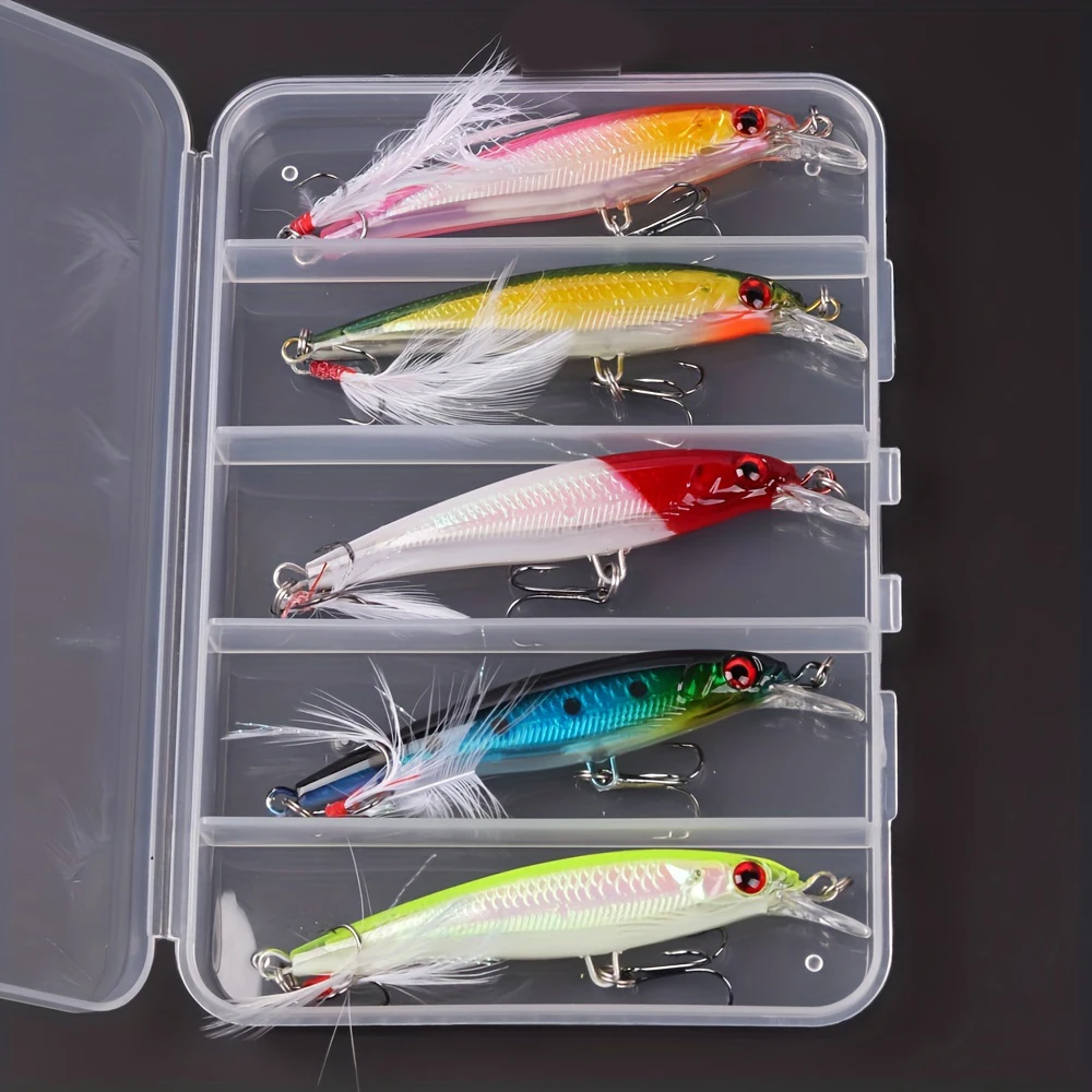 Fishing Lure Box - Laser 3D Eyes Bionic Minnow Angelköder