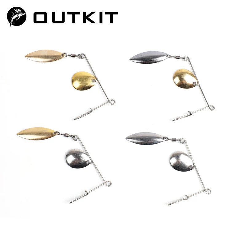 Fishing Lure Buzzbait - OUTKIT 5 Stück 2,5 g Spinner