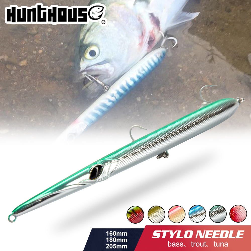 Fishing Lure Spinnerbait - Hunthouse Nadel-Angelköder für Weitwürfe, Pencil-Stickbait 18/24/31/36g,