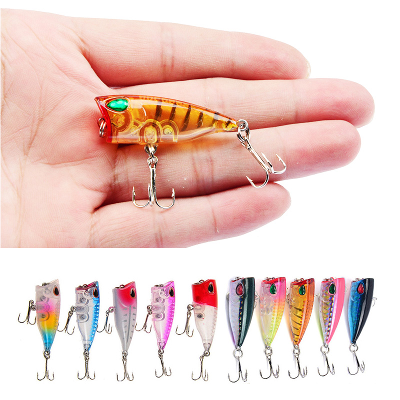Fishing Lure Topwater - YUCONG 1PC Mini Popper Angeln Locken