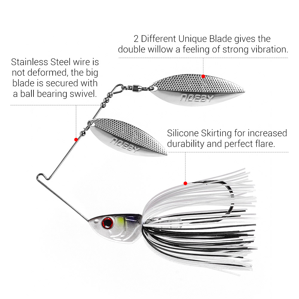 Noeby Spinnerbait 10,5g 14g 21 – Fishing Lure Spinnerbait Bewertung und Preis