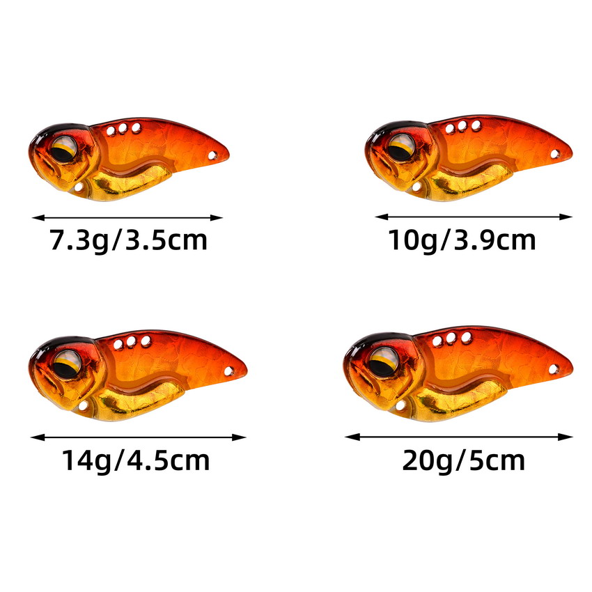 6 stücke Metall VIB Angeln Loc – Fishing Lure Blade Bait Bewertung und Preis