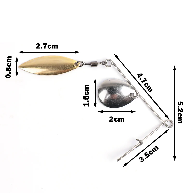 OUTKIT 5 Stück 2,5 g Spinner A – Fishing Lure Buzzbait Bewertung und Preis