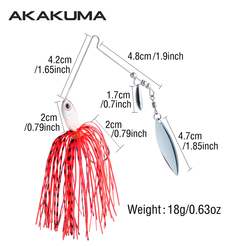 4 Stück 18g Spinnerbait Angelk – Fishing Lure Blade Bait Bewertung und Preis