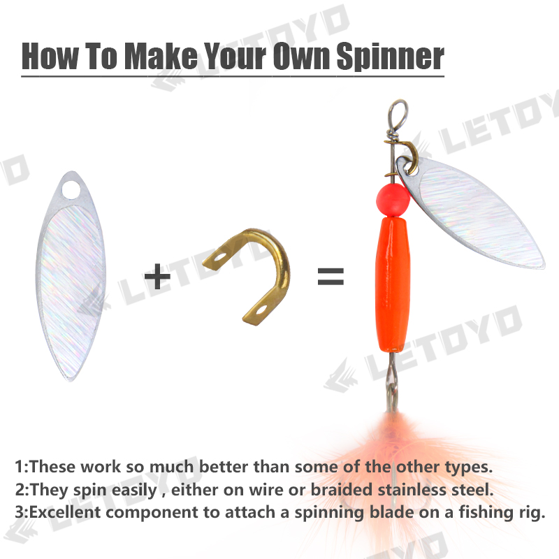 LETOYO 100 Stück gefaltete Gab – Fishing Lure Spinnerbait Bewertung und Preis