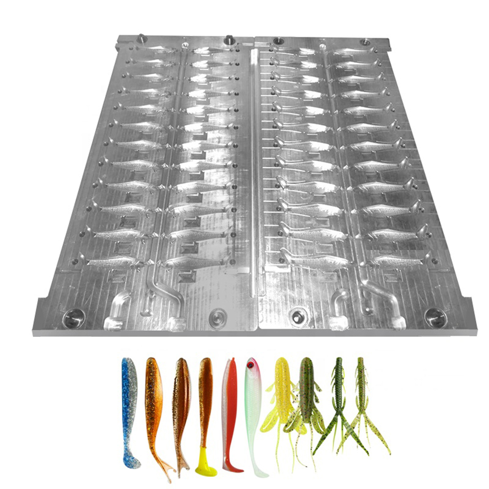 Kundenspezifische Spritzgussfo – Fishing Lure Soft Plastic Bewertung und Preis