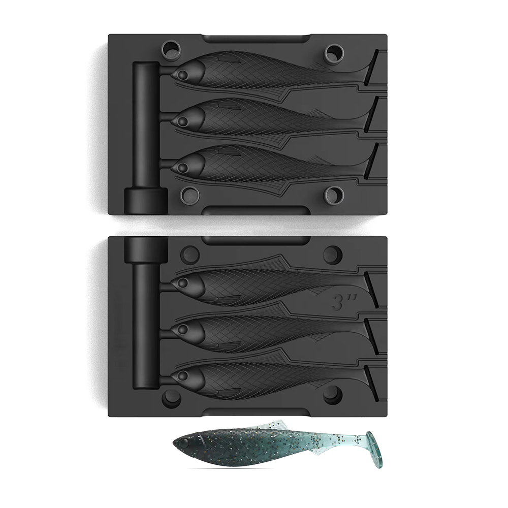 Kundenspezifische Spritzgussfo – Fishing Lure Soft Plastic Bewertung und Preis