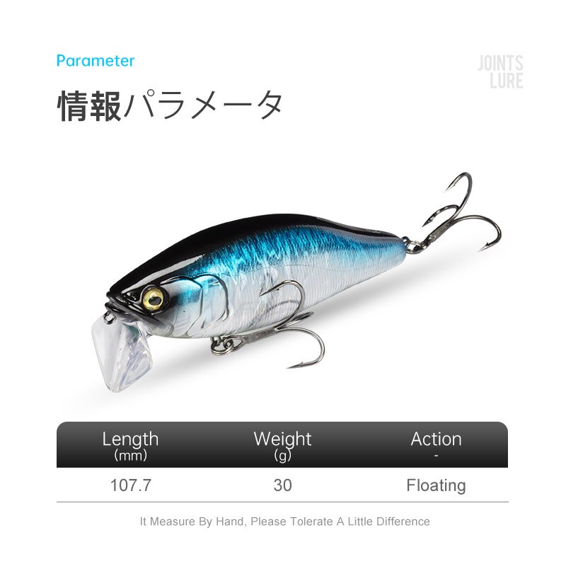 I-JACK Minnow Angelköder, 107, – Fishing Lure Spinnerbait Bewertung und Preis