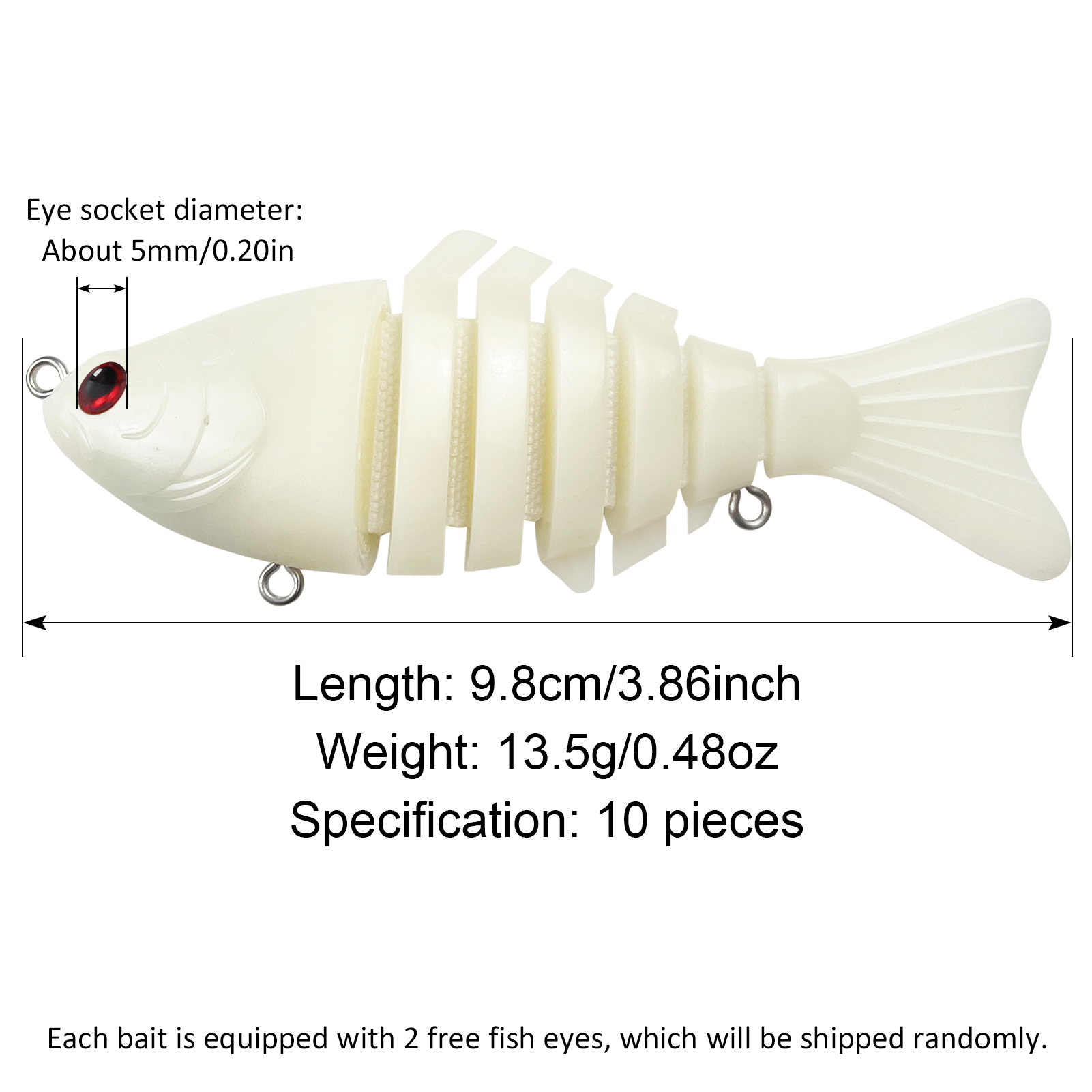 KOSTENLOSER FISHER 10 teile/lo – Fishing Lure Swimbait Bewertung und Preis
