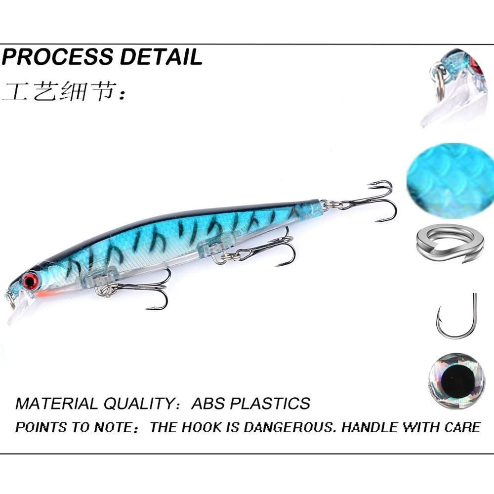 1pc Laser Sinking Minnow Angel – Fishing Lure Spinnerbait Bewertung und Preis